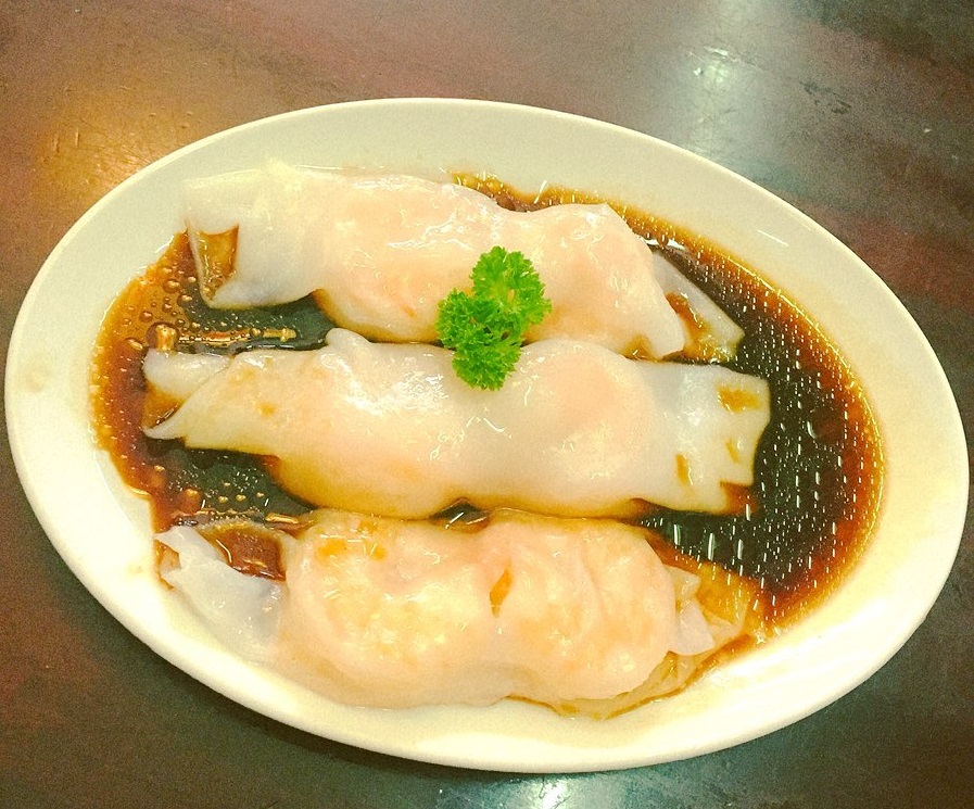 mon banh cuon tom tuoi